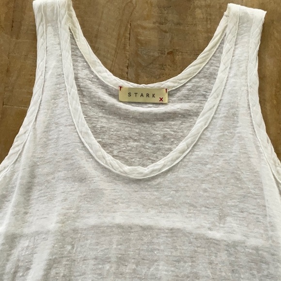 Stark X white tank top size medium - Picture 2 of 4
